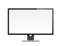 Computer display, monitor, realistic, 3D, isolated - stock vector Royalty Free Stock Photo