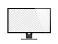 Computer display, monitor, realistic, 3D, isolated - stock vector Royalty Free Stock Photo