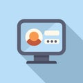 Computer displaying user profile login form with avatar and password Royalty Free Stock Photo