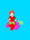 This is Computer Drawings of Indian Goddess