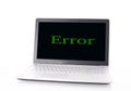 Computer error Royalty Free Stock Photo