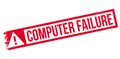 Computer Failure rubber stamp Royalty Free Stock Photo