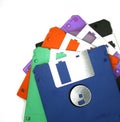 Computer floppy disk Royalty Free Stock Photo