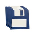 Computer floppy disk Royalty Free Stock Photo