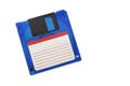 computer floppy disk, isolated on a white background Royalty Free Stock Photo