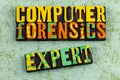 Computer forensics expert crime evidence investigation technology