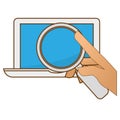 computer frontview icon image