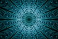 Computer generated abstract illustration steel star layer wall background, Kaleidoscope design background, Concept Unique Mandala