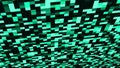 Computer generated abstract technology background with mosaic of square blocks. 3D rendering Royalty Free Stock Photo