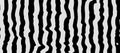 abstract trippy psychedelic zebra type wavy displaced black and white lined background