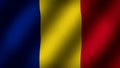 Animated flag of Rumania