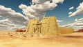 Temple of Edfu in Egypt Royalty Free Stock Photo