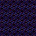 Floral fractal pattern