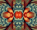 Generative abstract colorful fractal artwork