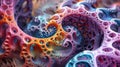 Computer-generated fractal design with infinite detail