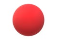 The flag of Japan. The red dot has a gradation tone of the shades of red. Royalty Free Stock Photo