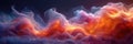 Computer Generated Image of a Majestic Mountain Range. Generative AI.
