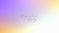 Mathematical equation background, Special relativity equation.