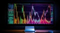 computer graph data screen