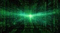 computer green matrix code Royalty Free Stock Photo