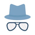 Computer hacker Flat Vector icon which can easily modify or edit