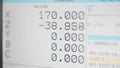 Computer Hacking, hacking bruteforce password attack via Wi-Fi network. Abstract background with stock market digits Royalty Free Stock Photo