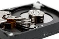 Computer hard drive for storing large amounts of information Royalty Free Stock Photo