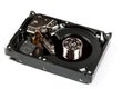 Computer hard drive for storing large amounts of information Royalty Free Stock Photo