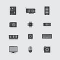 Computer hardware icon