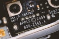 Computer Hardware Macro Closeup Texture Royalty Free Stock Photo