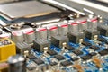 Computer Hardware Motherboard Royalty Free Stock Photo