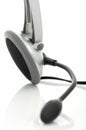 Computer headset Royalty Free Stock Photo