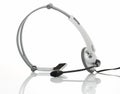Computer headset Royalty Free Stock Photo