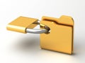 Computer icon for secure folder