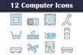 Computer Icon Set Royalty Free Stock Photo