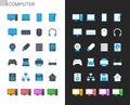 Computer icons light and dark theme