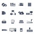 Computer icons vector Royalty Free Stock Photo