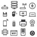 Computer icons, flat design vector illlustion eps10. Royalty Free Stock Photo