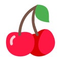 cherry icon Royalty Free Stock Photo