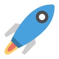 space rocket illustration Royalty Free Stock Photo