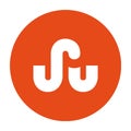 stumbleupon logo illustration. Royalty Free Stock Photo