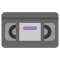 vhs cassette illustration Royalty Free Stock Photo
