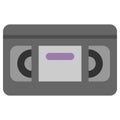 vhs cassette illustration Royalty Free Stock Photo