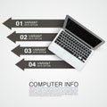 Computer info banner art creative