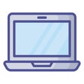 Computer Isolated Vector Icon fully editable Royalty Free Stock Photo