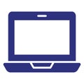 Computer Isolated Vector Icon fully editable Royalty Free Stock Photo