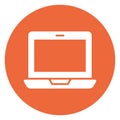 Computer Isolated Vector Icon fully editable Royalty Free Stock Photo