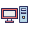 Computer  Isolated Vector icon which can easily modify or edit Royalty Free Stock Photo