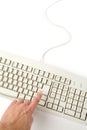 Computer keyboard Royalty Free Stock Photo