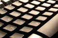 Close up of a black Computer Keyboard Royalty Free Stock Photo